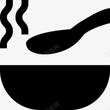 烹饪热的盘子图标图标