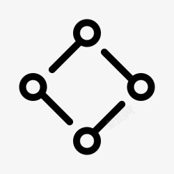 交界连接计算网络图标高清图片