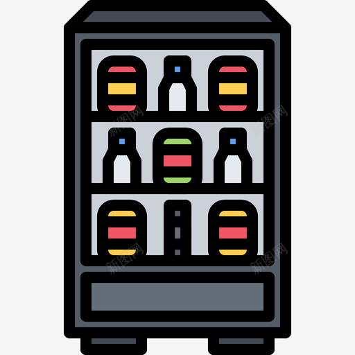 自动售货机零食2彩色图标svg_新图网 https://ixintu.com 彩色 自动售货机 零食