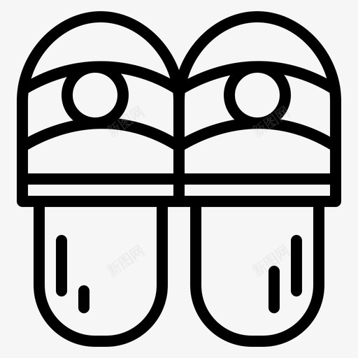 采购产品拖鞋衣服舒适图标svg_新图网 https://ixintu.com 产品 发廊 拖鞋 舒适 衣服 采购 鞋类