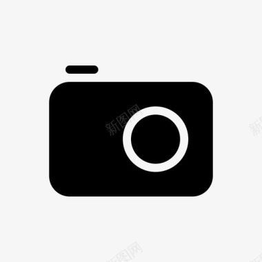 相机口袋照片摄影图标图标