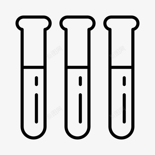 试管健康保健图标svg_新图网 https://ixintu.com 保健 健康 医学 试管