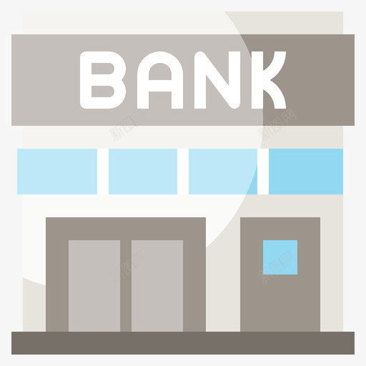 银行贷款13持平图标svg_新图网 https://ixintu.com 持平 贷款 银行