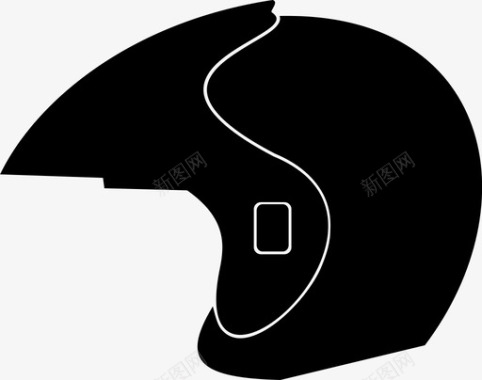 头盔摩托车骑乘图标图标