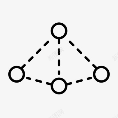 网络协作在线图标图标