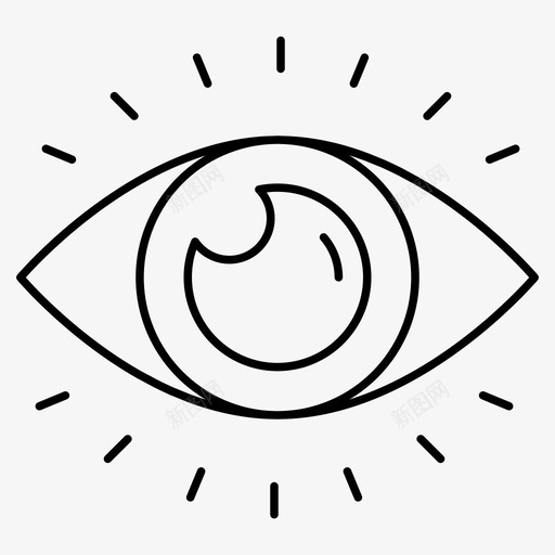 眼睛网络眼网络监控图标svg_新图网 https://ixintu.com 向量 商业 图标 机械 监控 眼睛 网络 网络安全 网络监控 金融