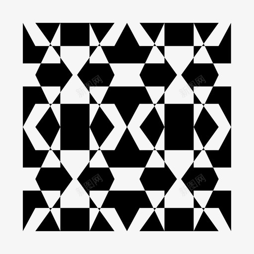 瓷砖图案几何图案无缝图标svg_新图网 https://ixintu.com 几何 图案 墙壁 无缝 瓷砖