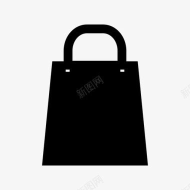 购物袋购买网页和用户界面字形图标图标