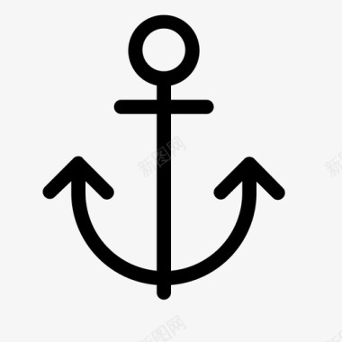 锚海军水手图标图标