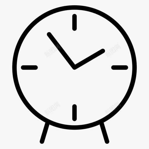 时钟小时测量图标svg_新图网 https://ixintu.com 25个 分钟 图标 小时 时钟 时间 测量 线图