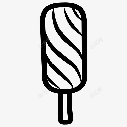 冰棒巧克力冰柜图标svg_新图网 https://ixintu.com 冰柜 冰棒 冰淇淋 夏天 巧克力 甜食