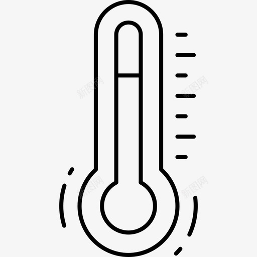 温度计实验室刻度图标svg_新图网 https://ixintu.com 刻度 实验室 温度 温度计 科学