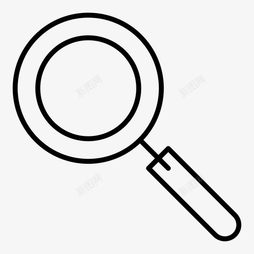 搜索探索镜头图标svg_新图网 https://ixintu.com 亮度 扫描 探索 搜索 查看 镜头