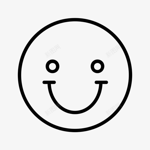 微笑态度表情图标svg_新图网 https://ixintu.com 微笑 快乐 态度 积极 表情