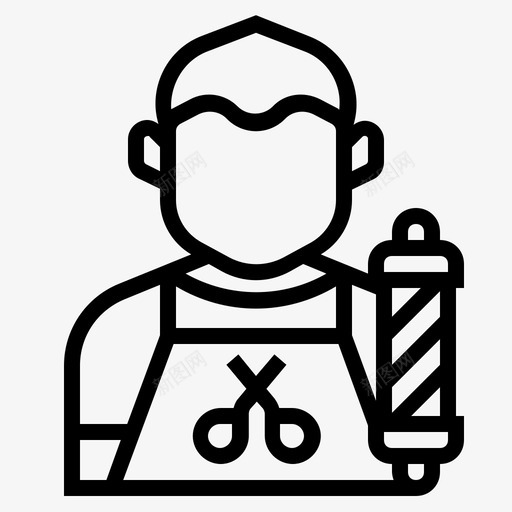理发师工作和职业1大纲图标svg_新图网 https://ixintu.com 大纲 工作 理发师 职业