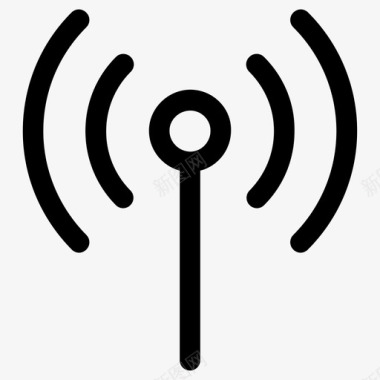 信号通信网络图标图标