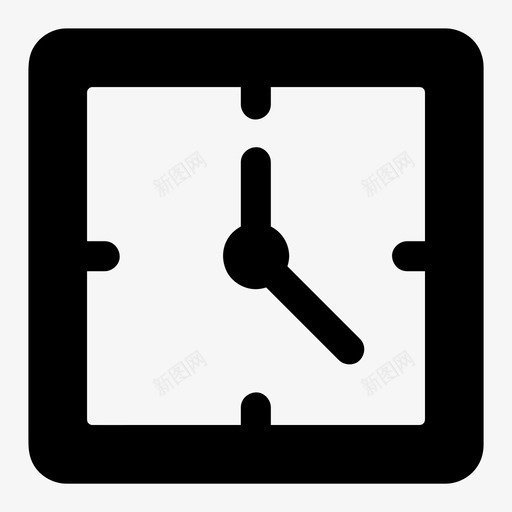 挂钟电子产品时间图标svg_新图网 https://ixintu.com 手表 挂钟 时间 电子 电子产品 配件