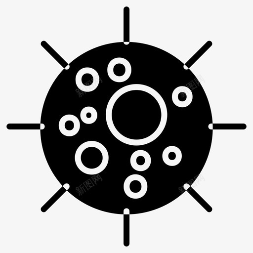 病毒清洁92固体图标svg_新图网 https://ixintu.com 固体 清洁 病毒