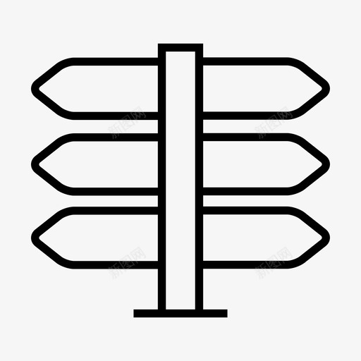路标横幅广告牌图标svg_新图网 https://ixintu.com 广告牌 显示屏 标牌 横幅 路标
