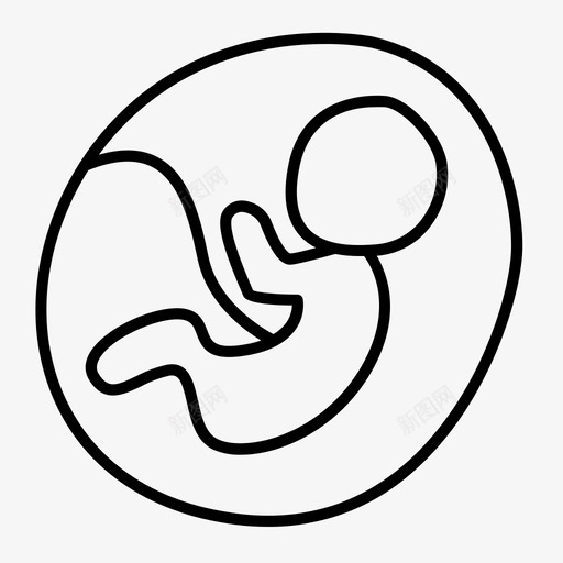 胎儿婴儿儿童图标svg_新图网 https://ixintu.com 儿童 妇科 妊娠 婴儿 胎儿