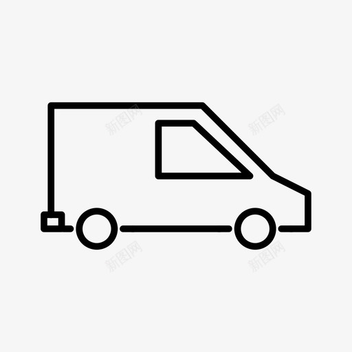 汽车小型货车多用途车图标svg_新图网 https://ixintu.com 卡车 多用途 小型 汽车 货车 运动型