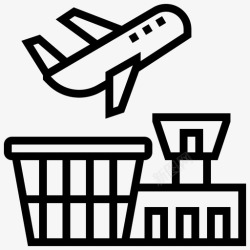 城市客运管理机构机场航空公司航空图标高清图片