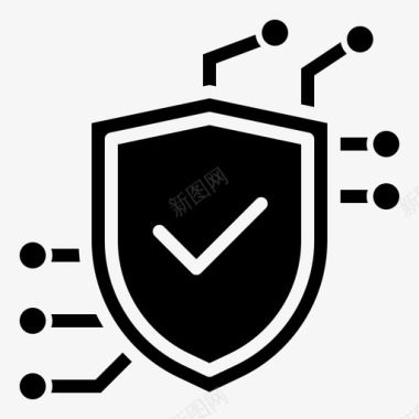 保护网络技术11填充图标图标