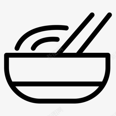 拉面炒面食品图标图标