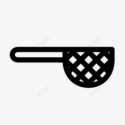 筛子滤器厨房用具图标svg_新图网 https://ixintu.com 厨房用具 滤器 筛子 过滤器