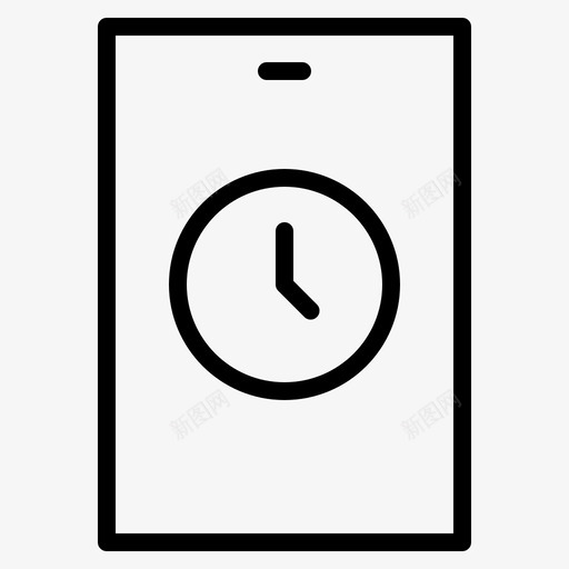 显示时钟时间计时器图标svg_新图网 https://ixintu.com 手表 时钟 时间 显示 计时器 设置
