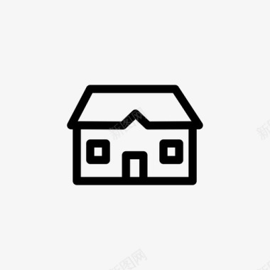 住宅房产房地产图标图标