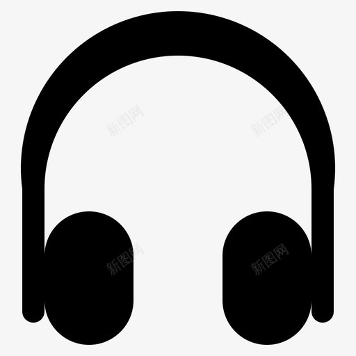 无线立体声耳机设备耳机图标svg_新图网 https://ixintu.com 佩戴 佩戴耳机效果更佳 图标 多媒体 实心 无线 立体声 耳机 设备