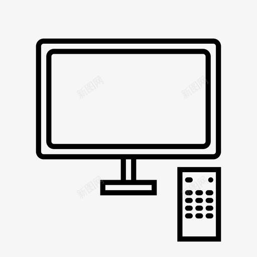 电视led电视遥控器图标svg_新图网 https://ixintu.com bnb led 屏幕 支架 电视 遥控器