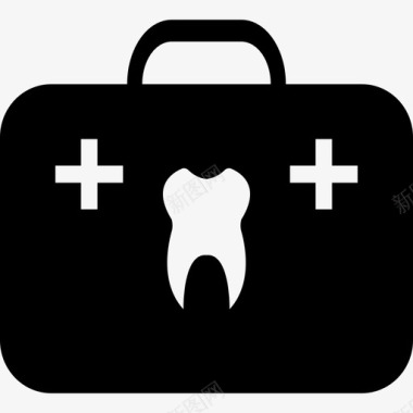 医疗箱护理牙科图标图标