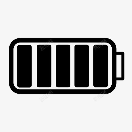 电池电量满电池电量充足电池指示灯图标svg_新图网 https://ixintu.com 充电 充足 指示灯 电池 电量