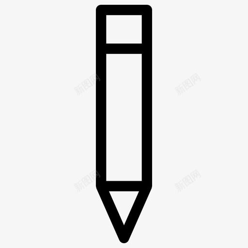 铅笔编辑铅笔工具图标svg_新图网 https://ixintu.com 书写 图标 工具 日常 编辑 铅笔