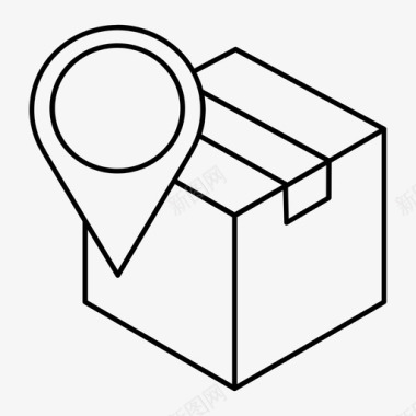 交货货物包装图标图标