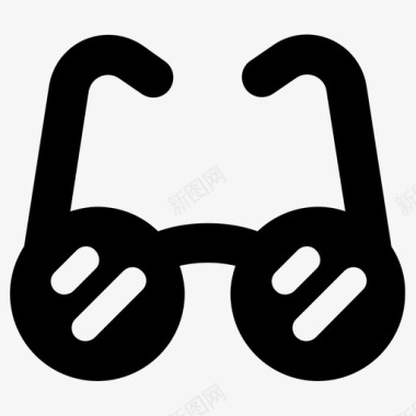 眼镜眼睛光学图标图标