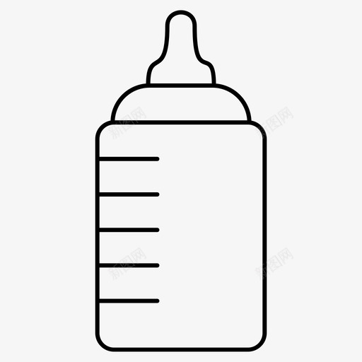喂食器婴儿奶瓶食品图标svg_新图网 https://ixintu.com 喂食 图标 奶瓶 婴儿 细线 食品 餐食