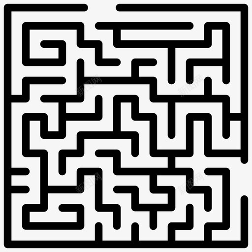 迷宫商业挑战迷宫游戏图标svg_新图网 https://ixintu.com 商业 图标 挑战 游戏 益智游戏 线图 迷宫