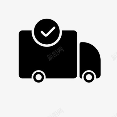 交货货物装运和交付图标图标