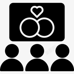 聚会视频婚礼视频聚会和庆祝20雕文图标高清图片