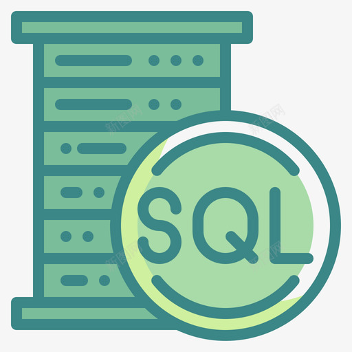 SqlServer大数据79双音图标svg_新图网 https://ixintu.com Server Sql 双音 大数 数据