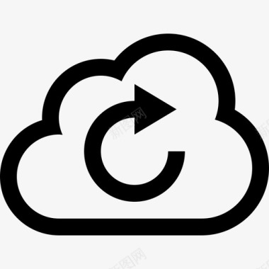 更新云存储云存储概念图标图标
