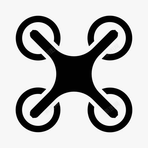 无人机无人机带摄像头玩具飞机图标svg_新图网 https://ixintu.com 摄像头 无人机 玩具 飞机