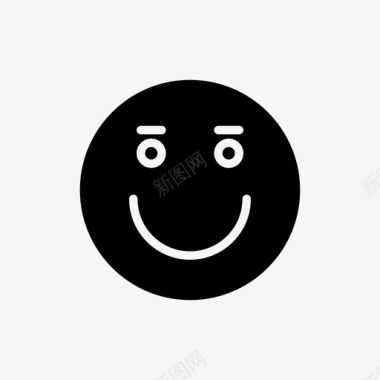 表情符号脸开心图标图标