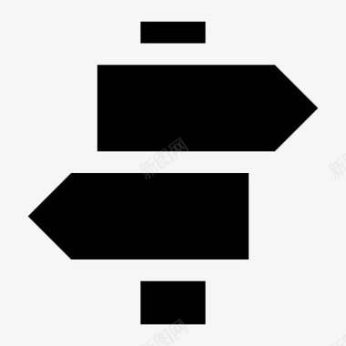 街道标志道路旅游图标图标