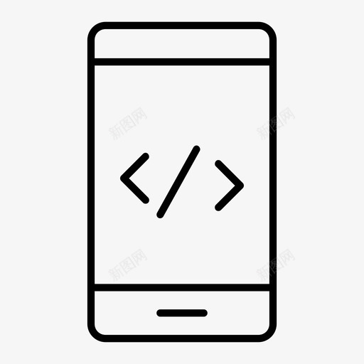 编码应用程序代码图标svg_新图网 https://ixintu.com 代码 应用程序 编码 编程