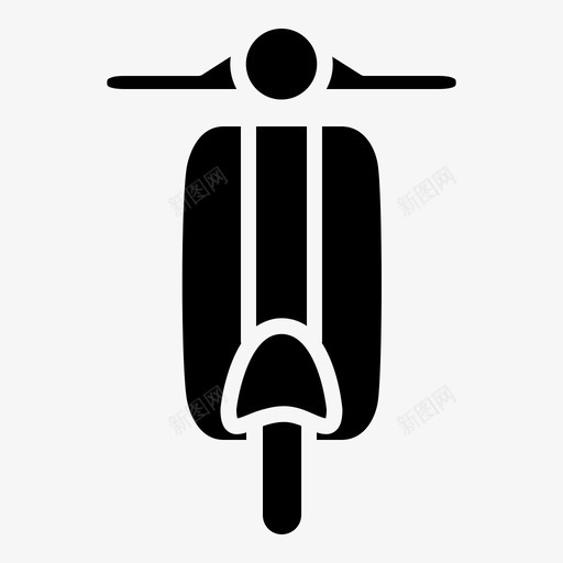 摩托车交通工具车辆图标svg_新图网 https://ixintu.com 交通工具 摩托车 车辆