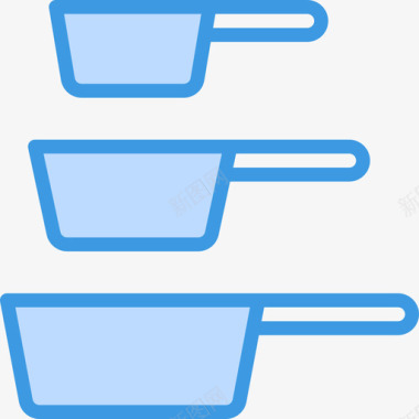 锅厨房69蓝色图标图标